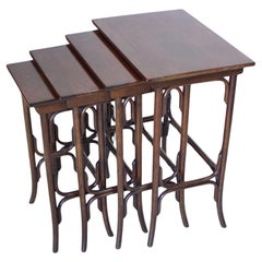 Art Nouveau Nesting Tables and Stacking Tables