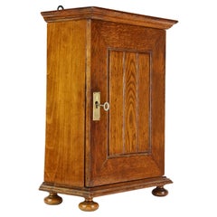 Art Nouveau Oak Apothecary Wall Cabinet, Germany circa 1900