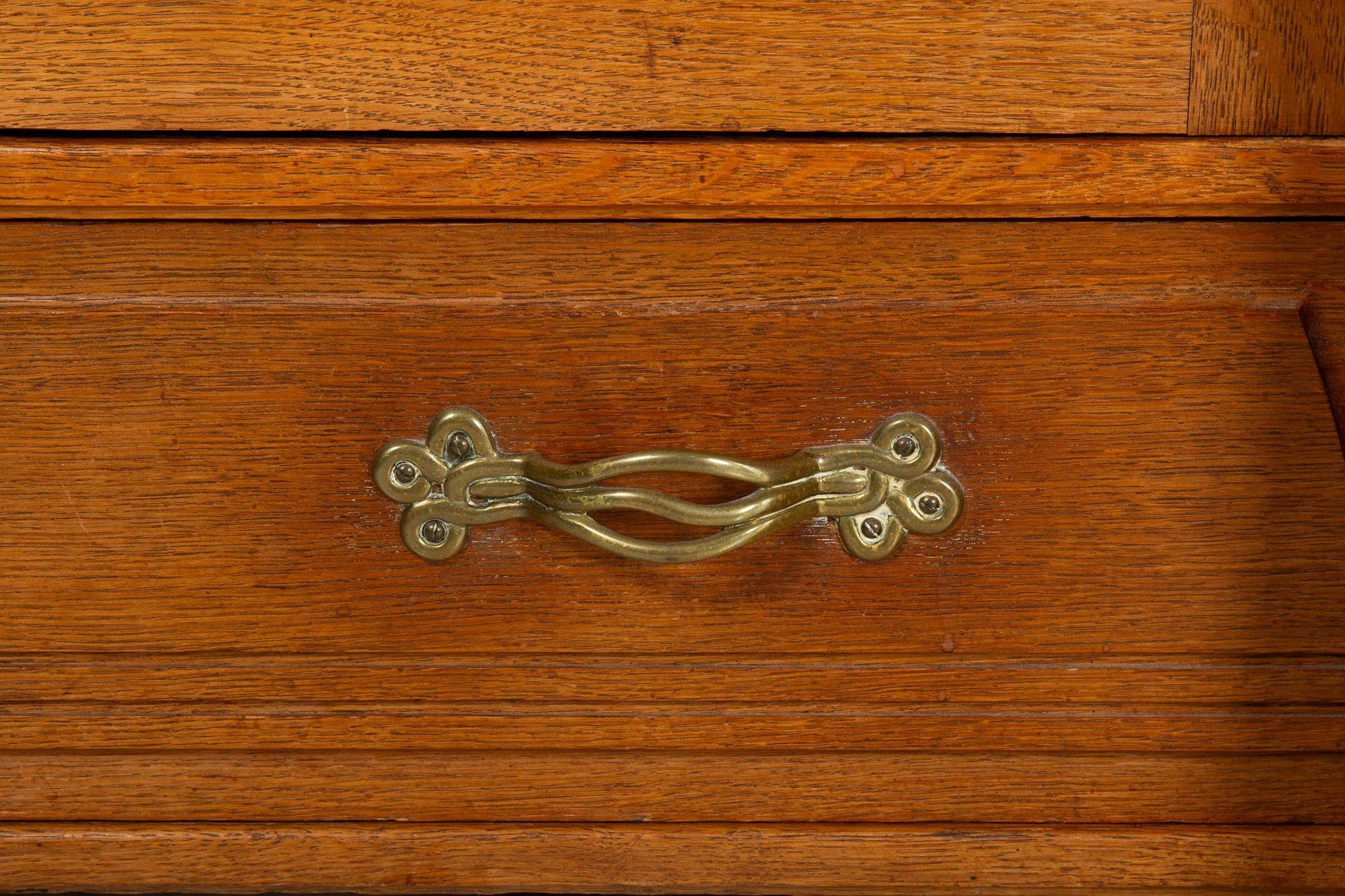Armadio e comodino in rovere Art Nouveau di Gustave Serrurier-Bovy in vendita 9