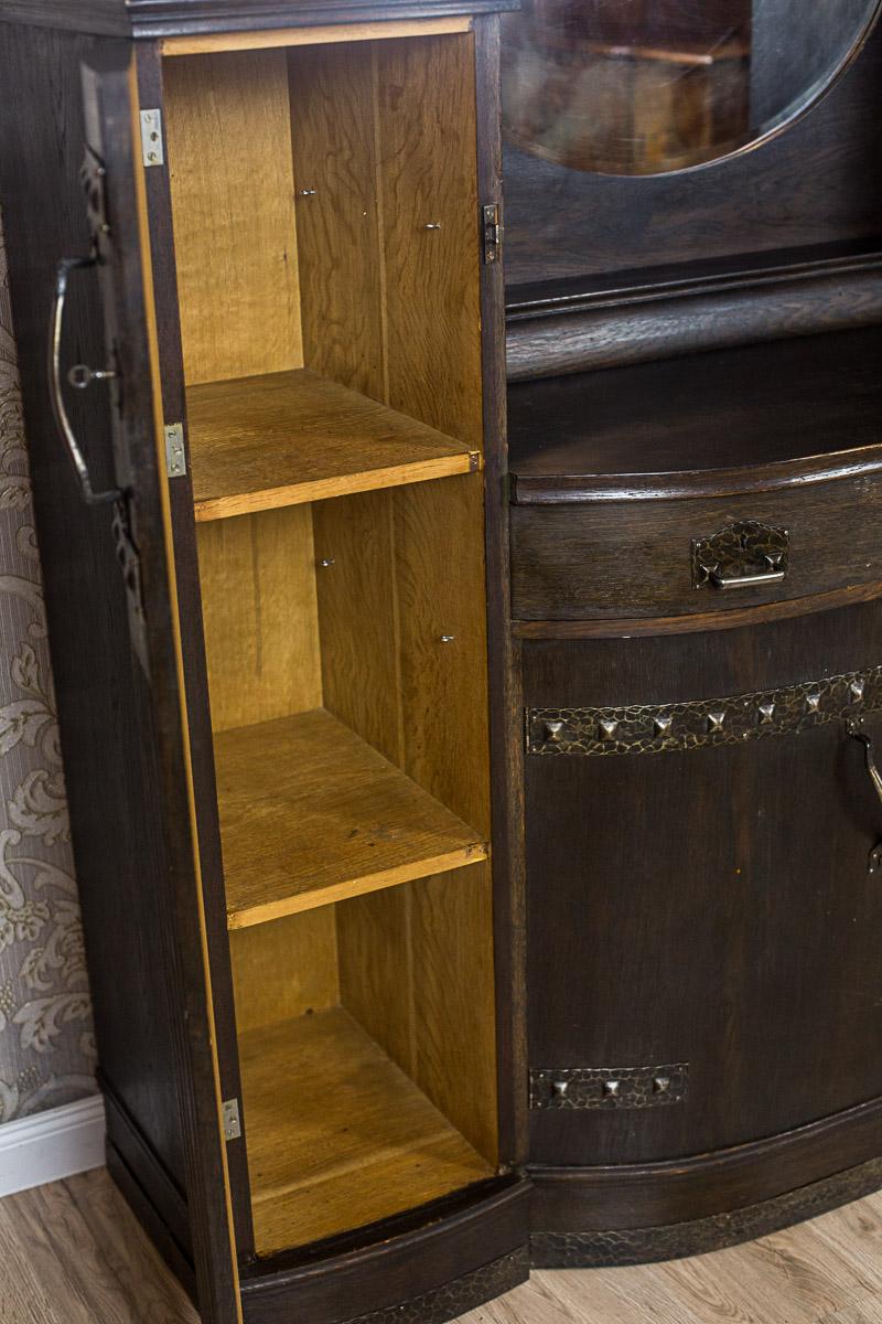 Jugendstil-Schrank aus Eichenholz, um 1900 2