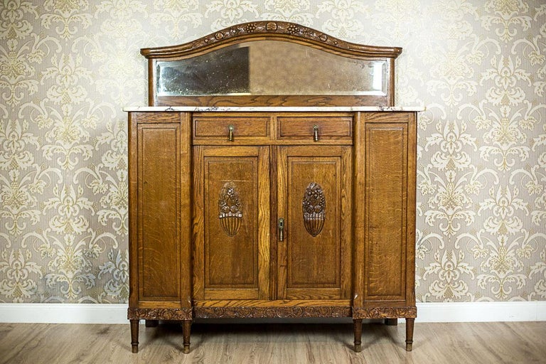 Art Nouveau Oak Dining Room Suite, circa 1910 at 1stDibs