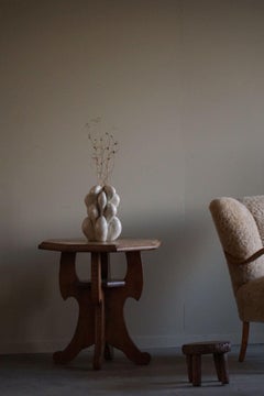 Art Nouveau, Octagon Sofa / Side Table in Oak, By a Danish Cabinetmaker, 1930s
