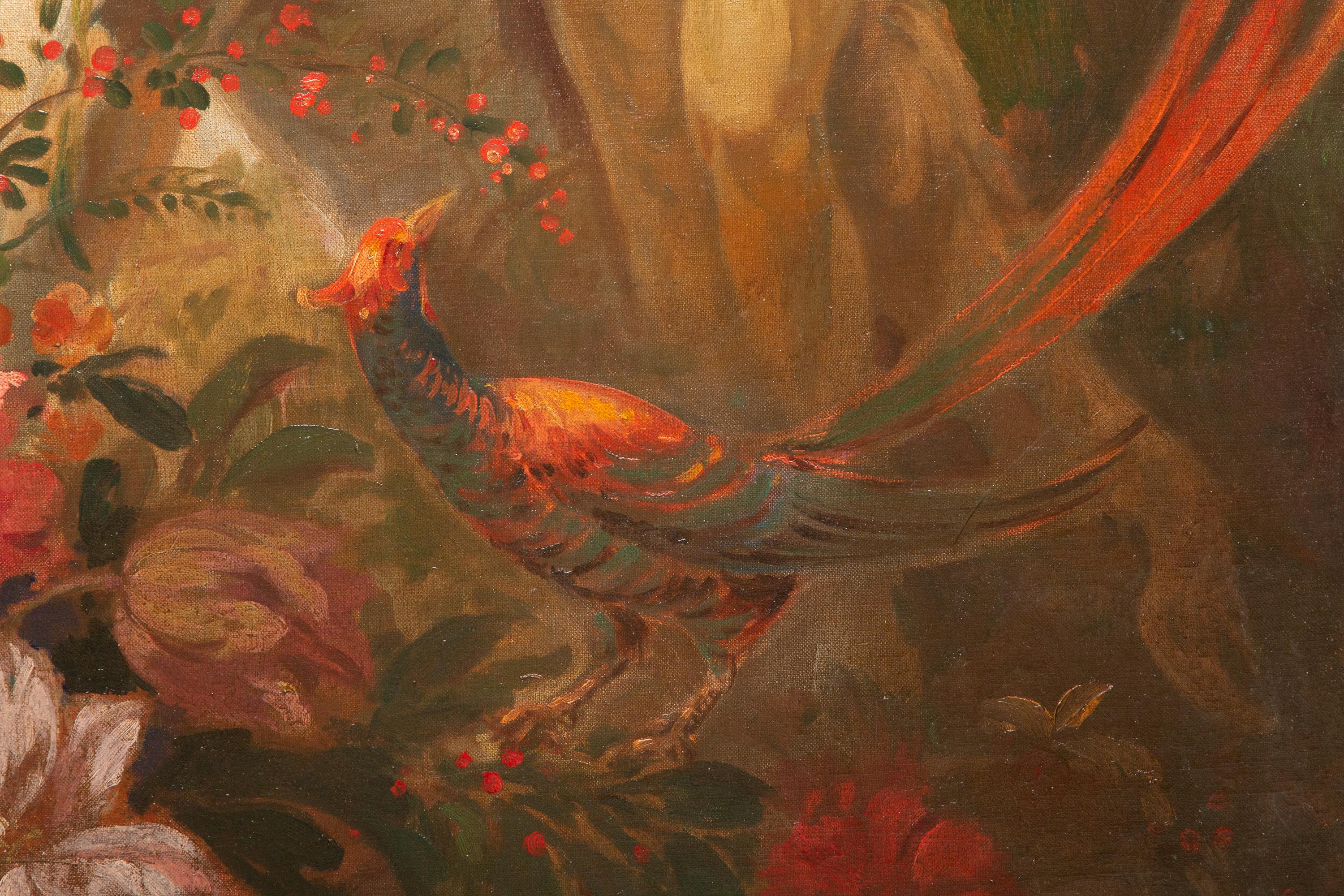 Art Nouveau Oil on Canvas 1