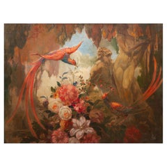 Art Nouveau Oil on Canvas