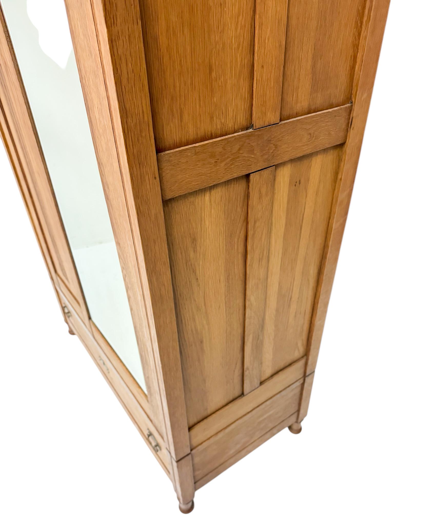 Art Nouveau One-Door Armoire or Wardrobe, 1900s 4