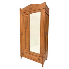 Armario o ropero Art Nouveau de una puerta, 1900