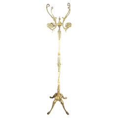 Antique Art Nouveau Onyx Coat Rack, Circa 1900