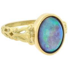 Art Nouveau Opal Ring