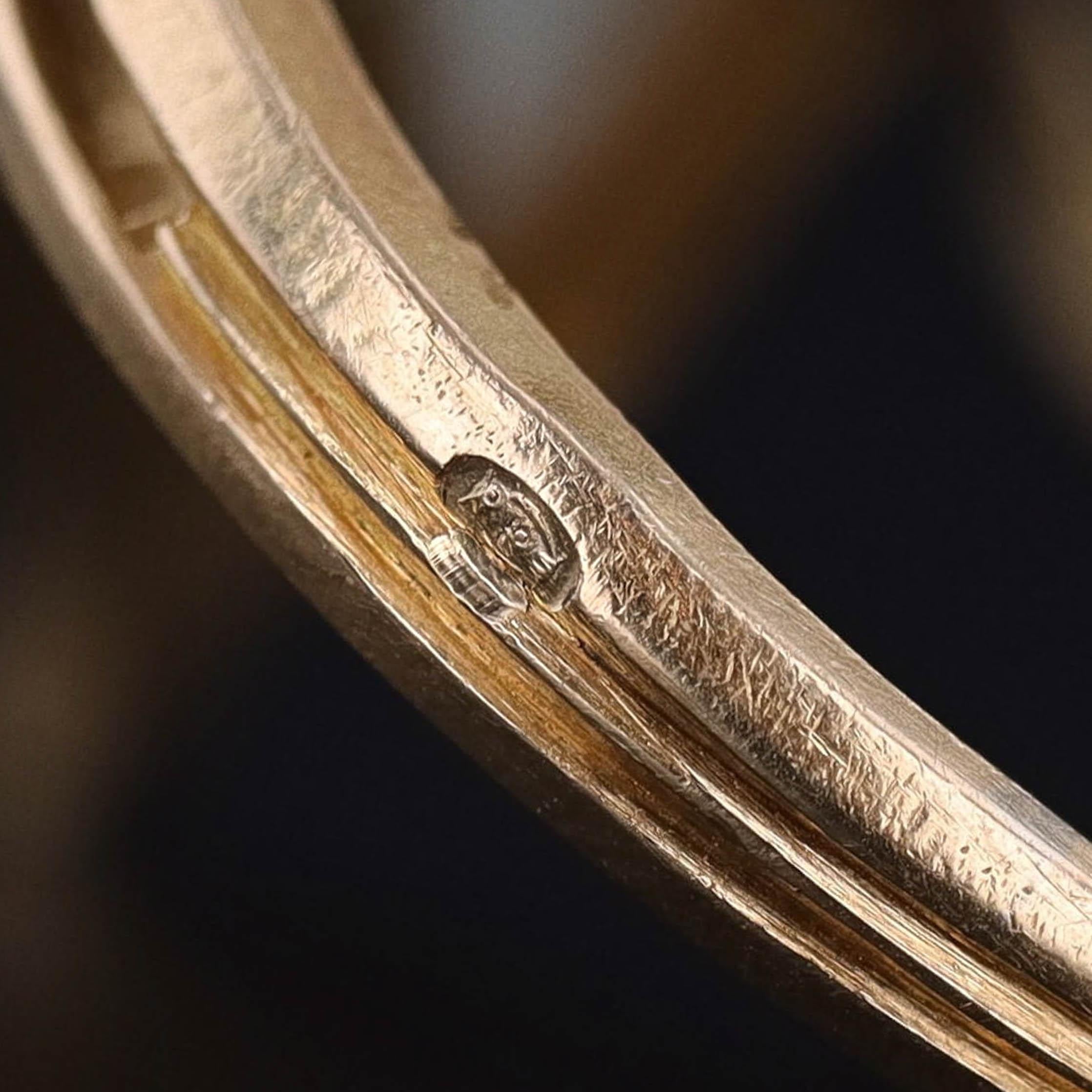 Donna Anello ad ali di opale in stile Art Nouveau in oro 18k in vendita