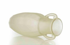 Jugendstil-Opalglasvase, frühes 20. Jahrhundert