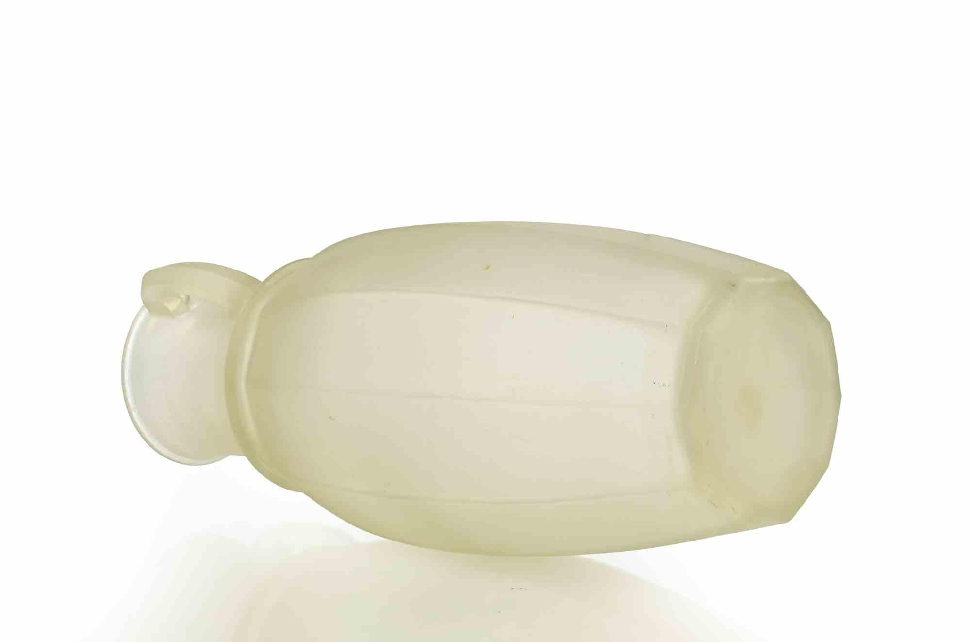 French Art Nouveau Opaline Glass Vase, Early 20th Century For Sale