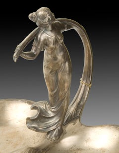 Art Nouveau or Modernist Tray, Metal