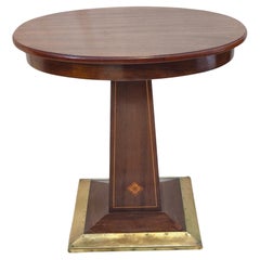 Antique Art Nouveau Oval Salon Table