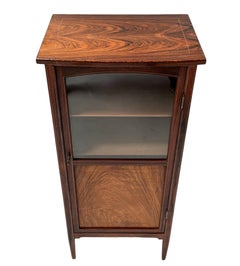 Armario Art Nouveau Padouk de una puerta, 1900