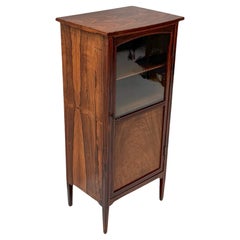Eintüriger Art nouveau-Schrank aus Padouk, 1900er-Jahre