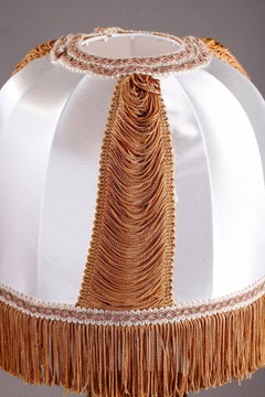 Art Nouveau Pair of Mounted Lamps with Nymphs