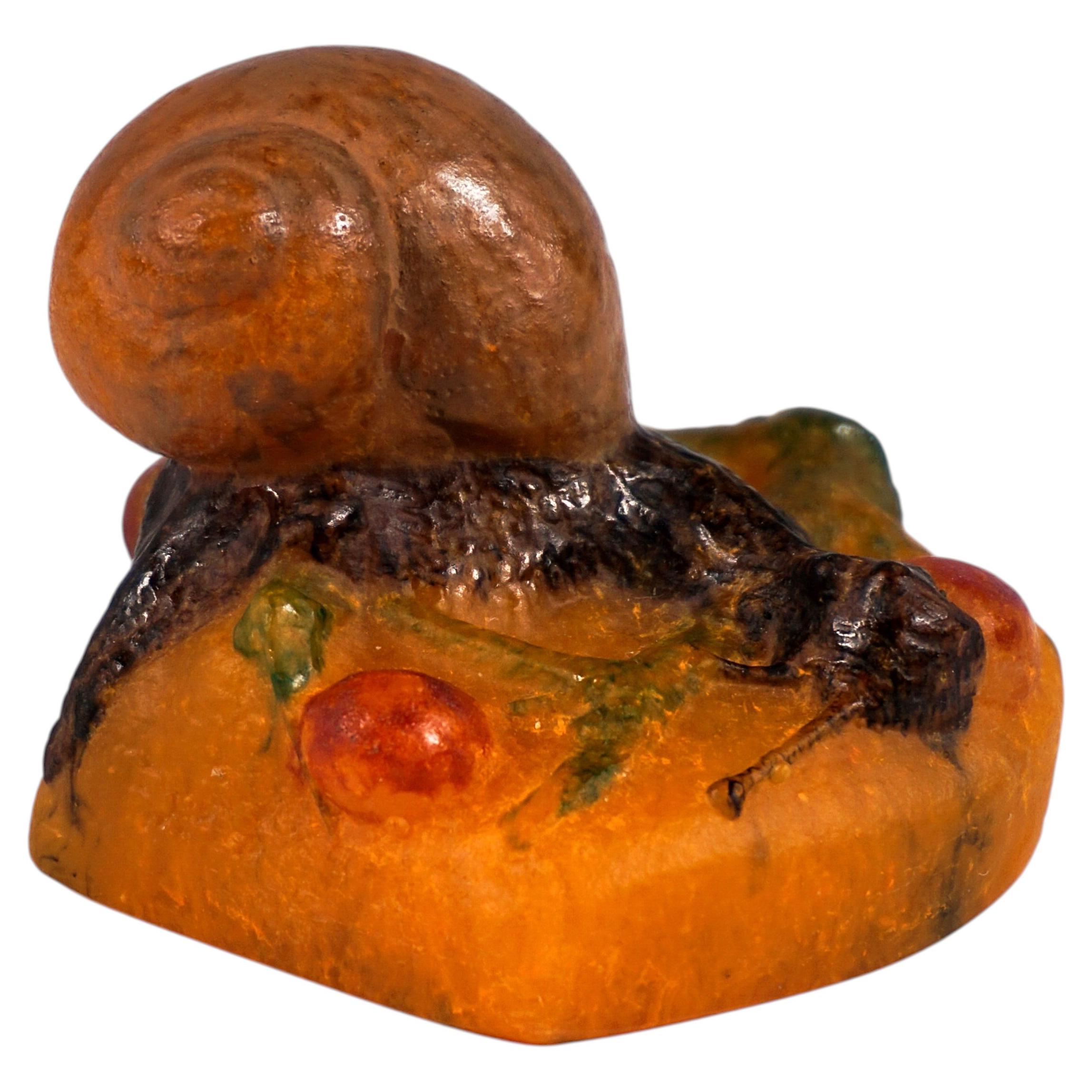 Fermacarte Art de France, Escargot, Amalric Walter, Francia, 1920 ca.