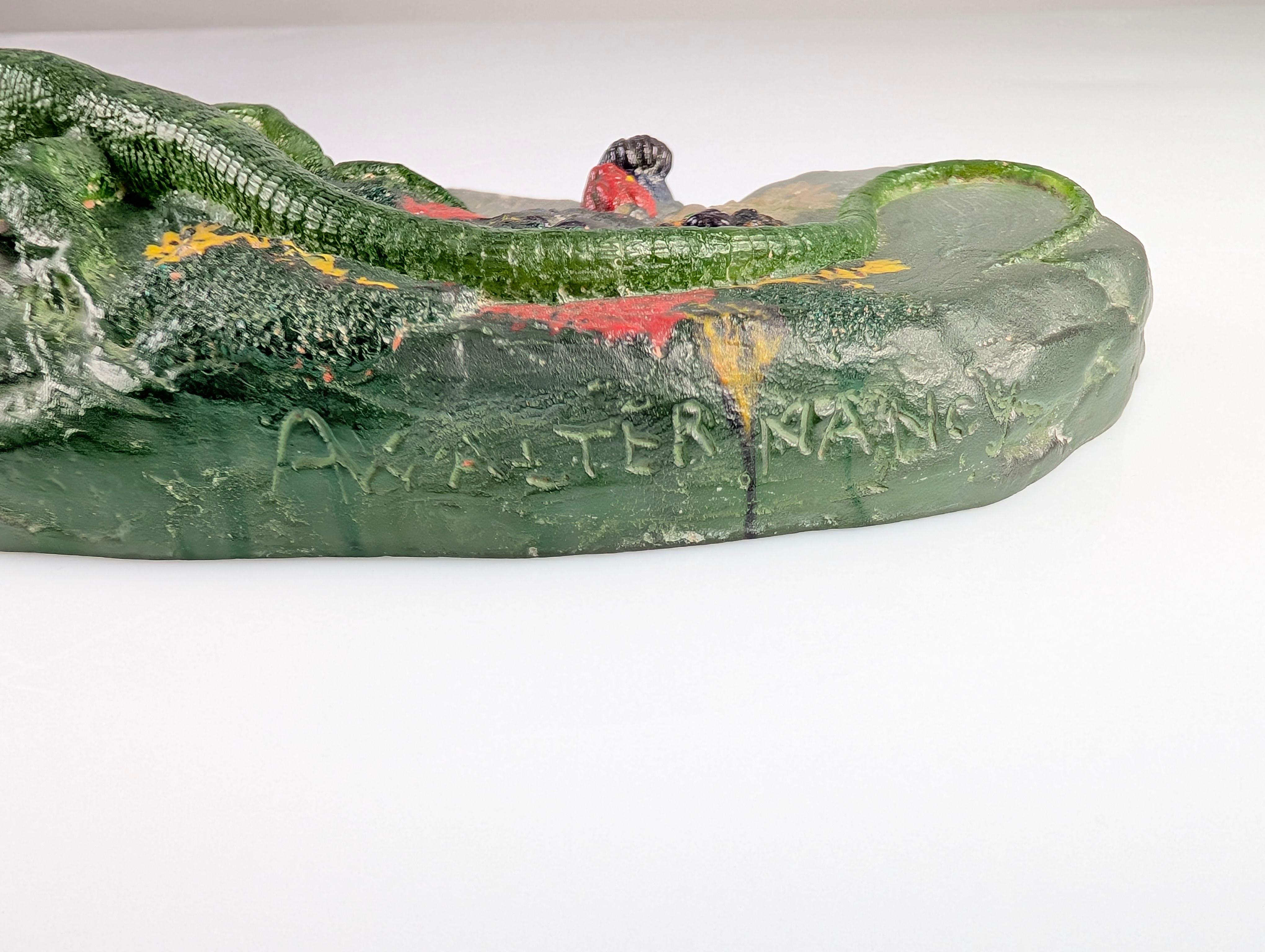 Early 20th Century Art Nouveau Pâte de Verre Sculpture paperweight 