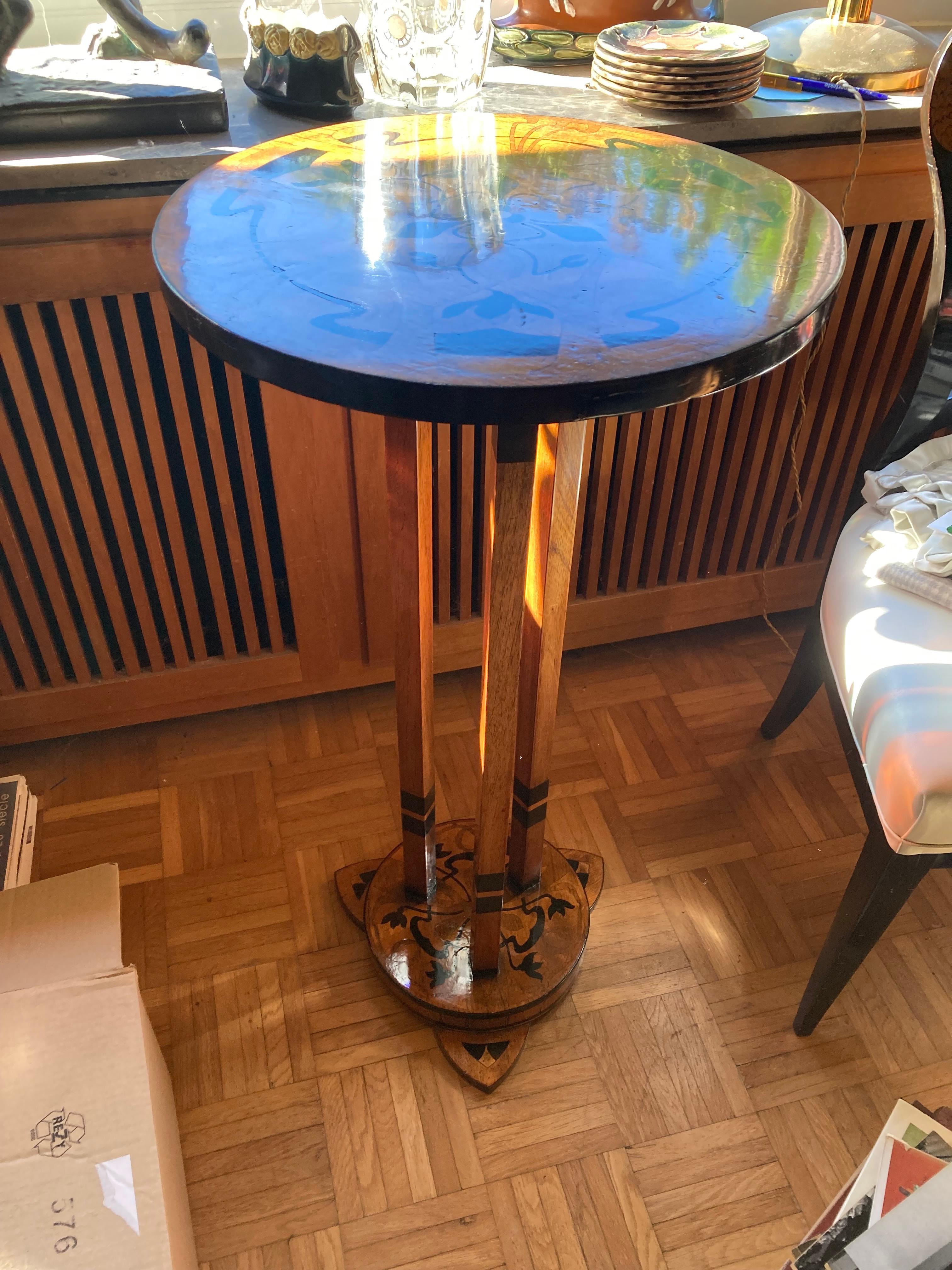 Pedestal Art Nouveau, soporte para plantas, Italia, hacia 1910 en venta 9