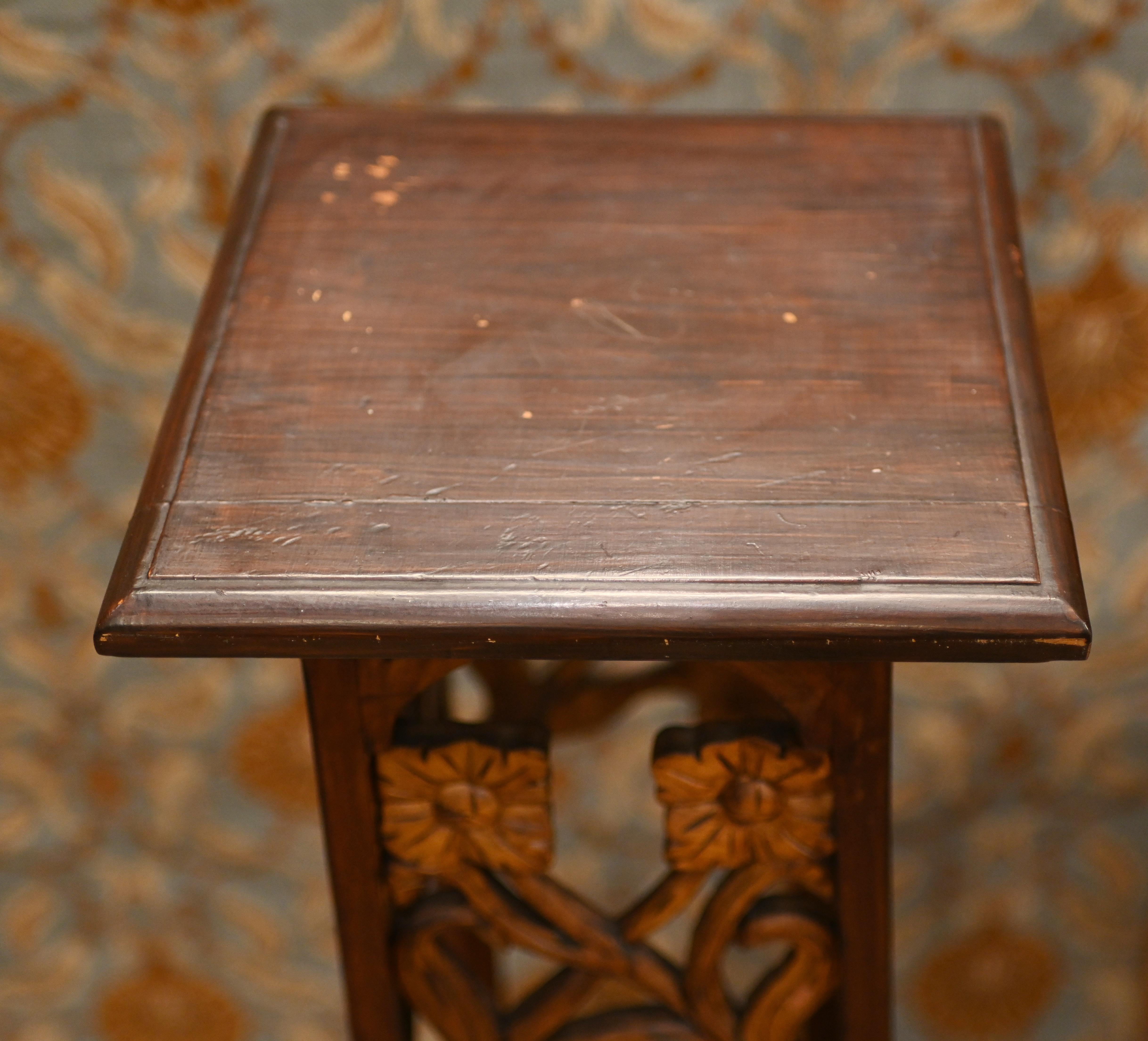 Art Nouveau Pedestal Stand Table 1910 2