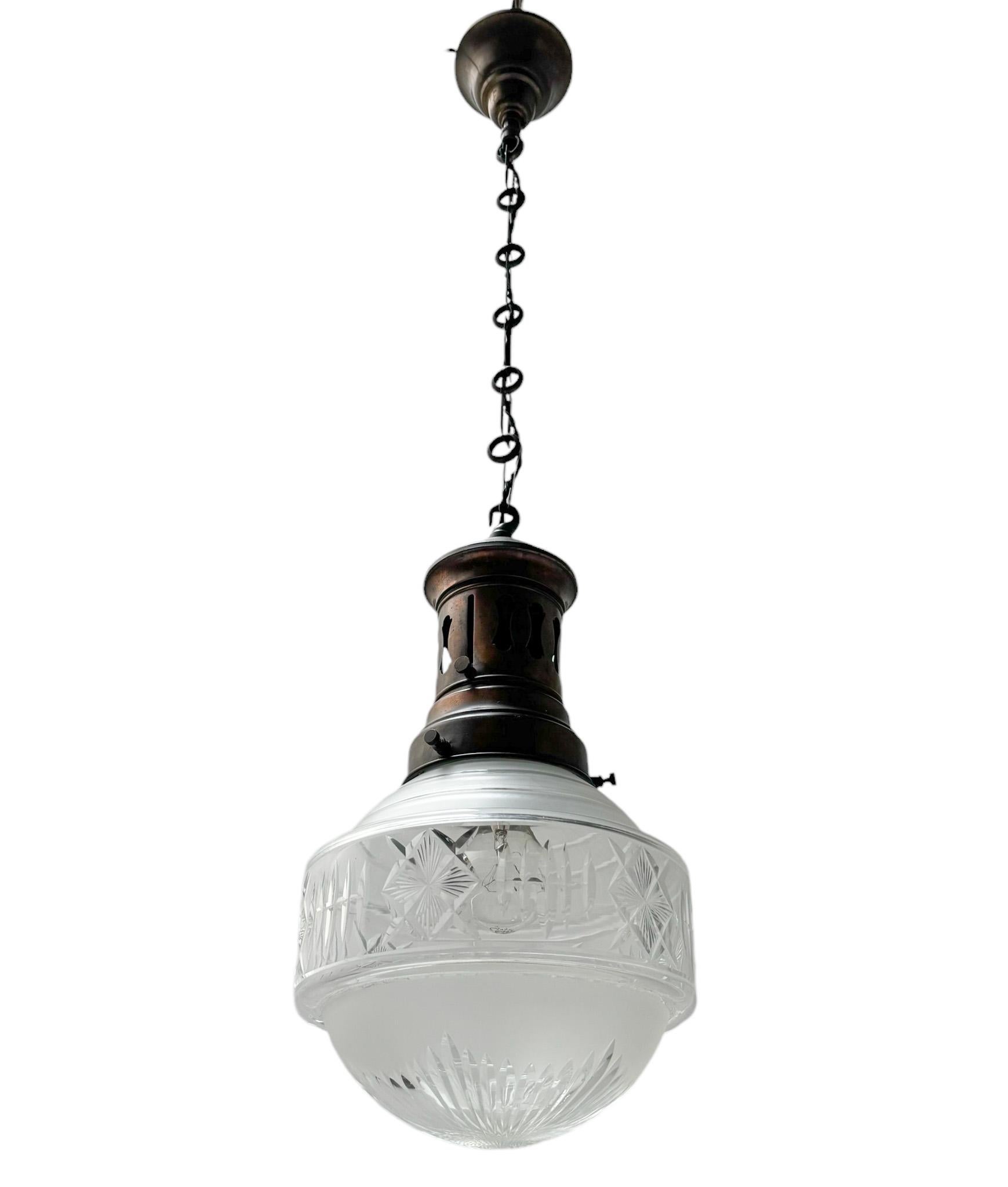 Art Nouveau Pendant Lamp, 1900s In Good Condition In Amsterdam, NL