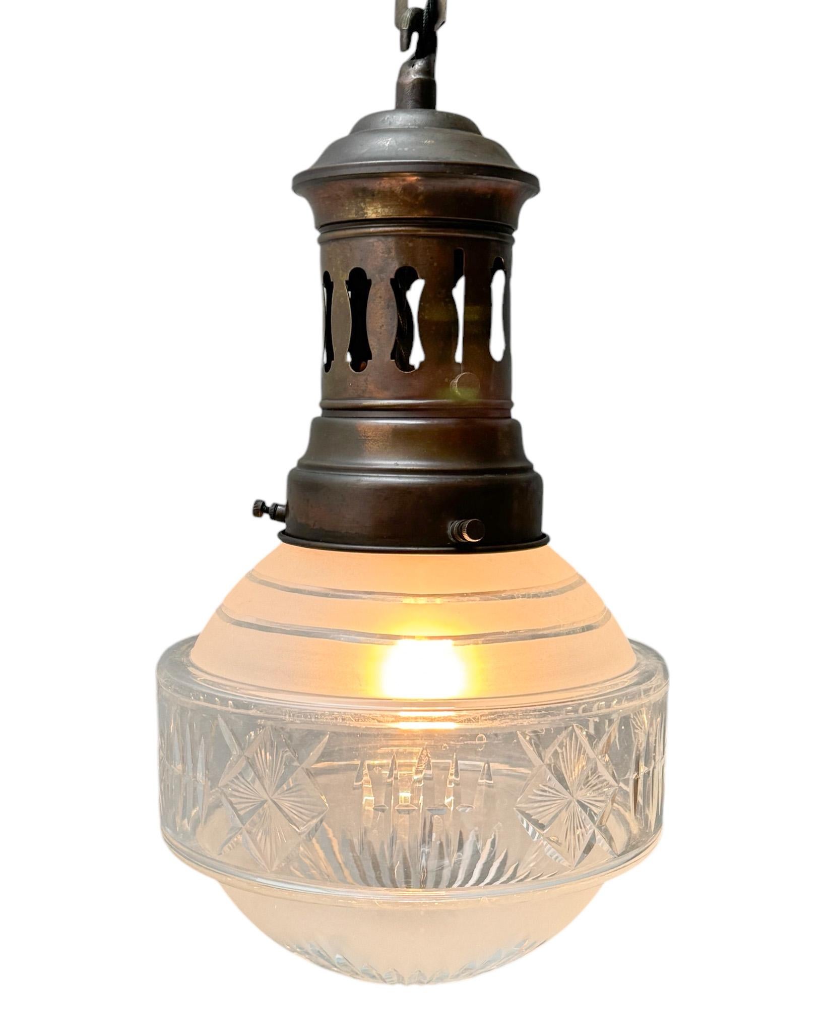 Art Nouveau Pendant Lamp, 1900s 1