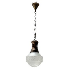 Art Nouveau Pendant Lamp, 1900s