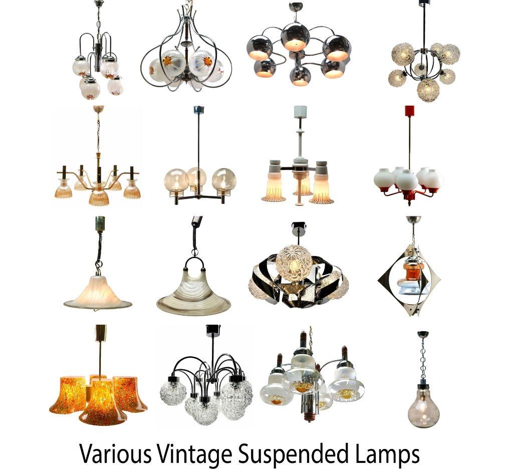 Lampe à suspension Art nouveau attribuée au Val Saint Lambert, années 1900 en vente 8