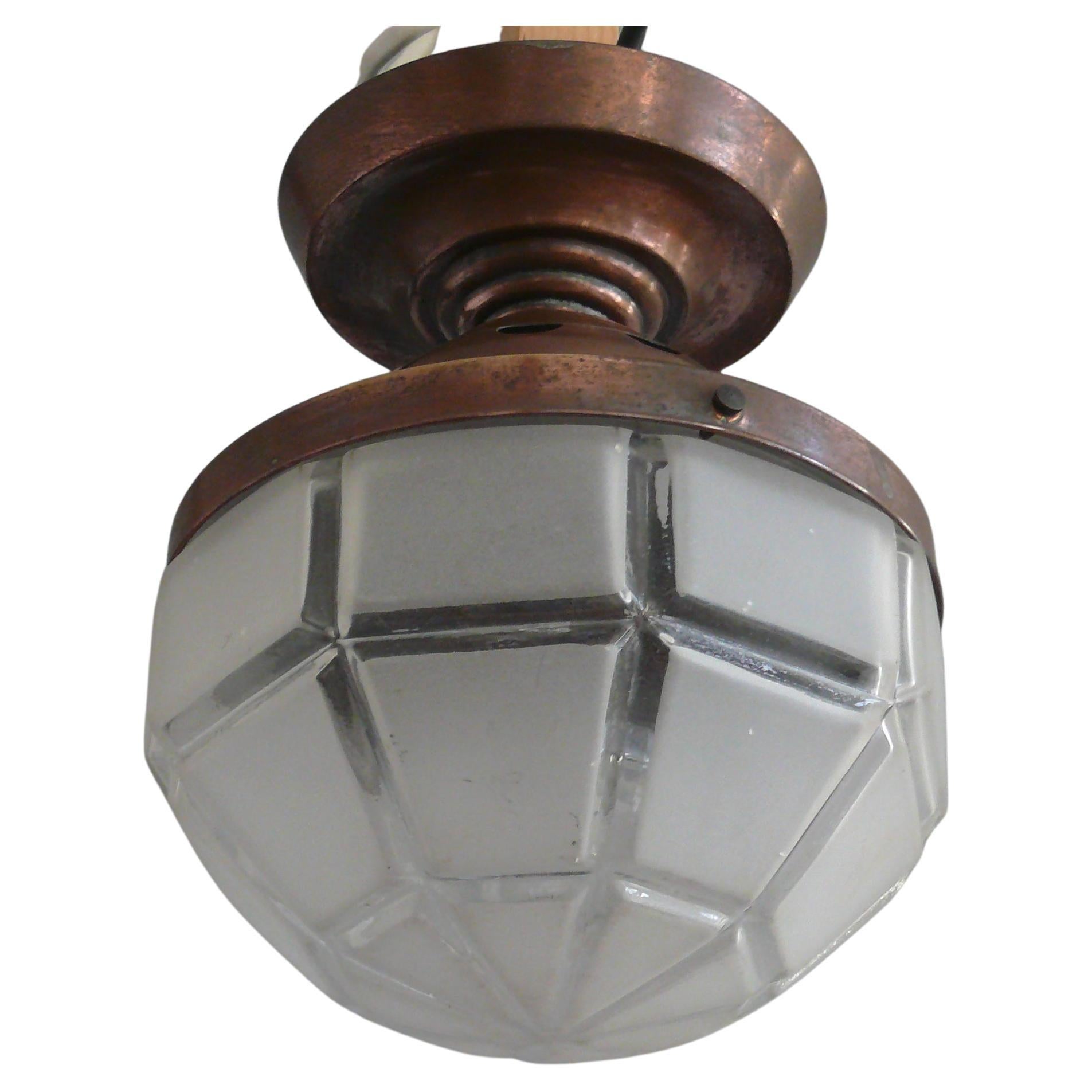Art Nouveau Pendant Light, 1910s - 1930s For Sale