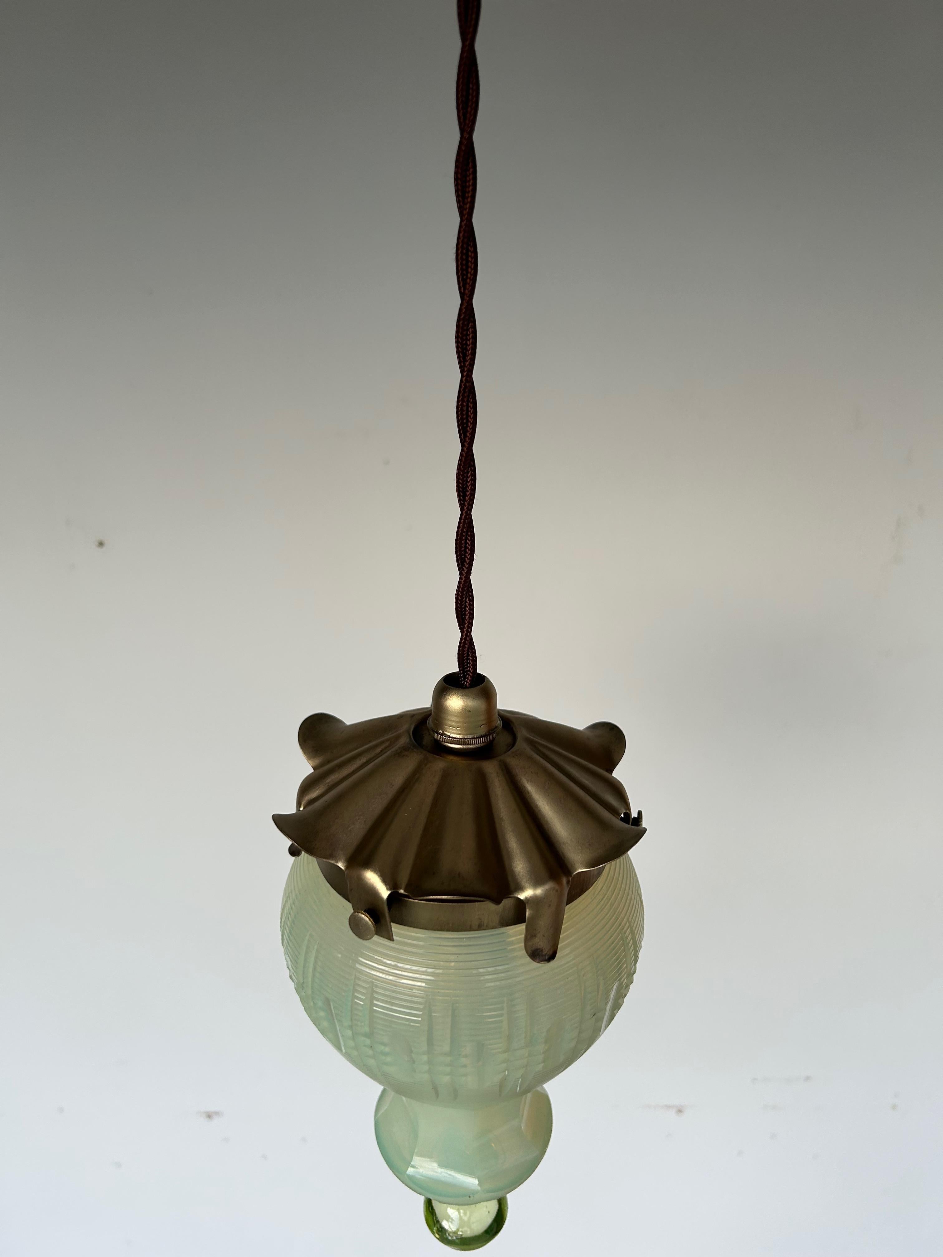 Francese Lampada a sospensione Art Nouveau di General Electric Francia in vendita