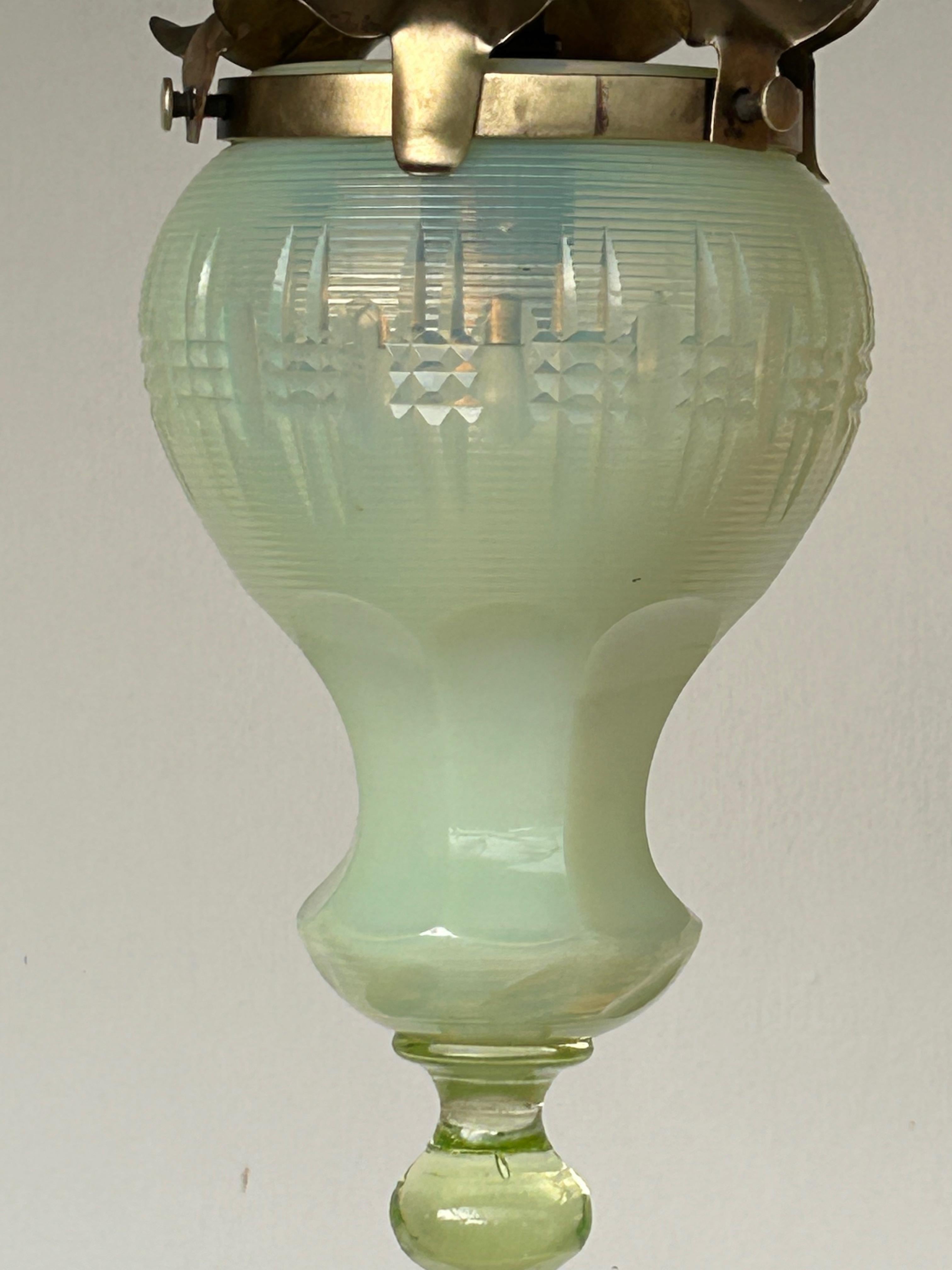 Inizio XX secolo Lampada a sospensione Art Nouveau di General Electric Francia in vendita