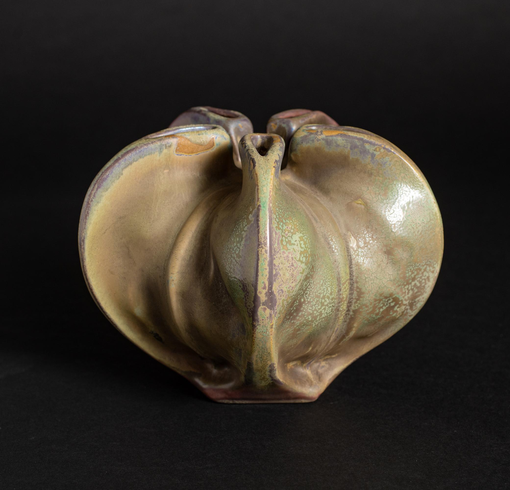 Français Vase Perianth Art Nouveau d'Ernest Bussiere