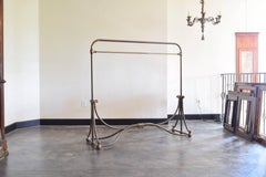 Art Nouveau Period Large Brass Clothing Rack, "Siegel Paris", Early 20th Century