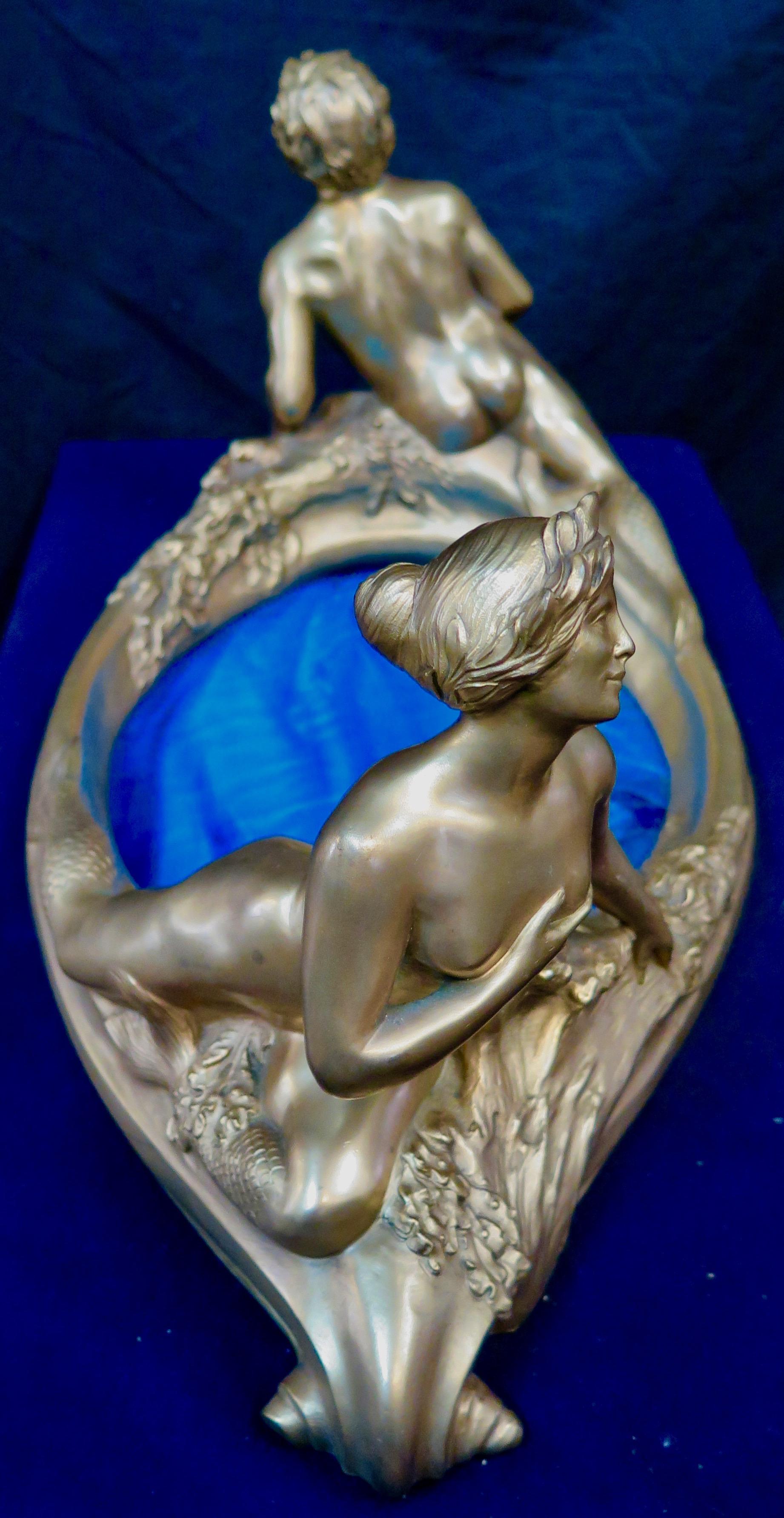 Art Nouveau Period Mythological Bronze Centerpiece 8