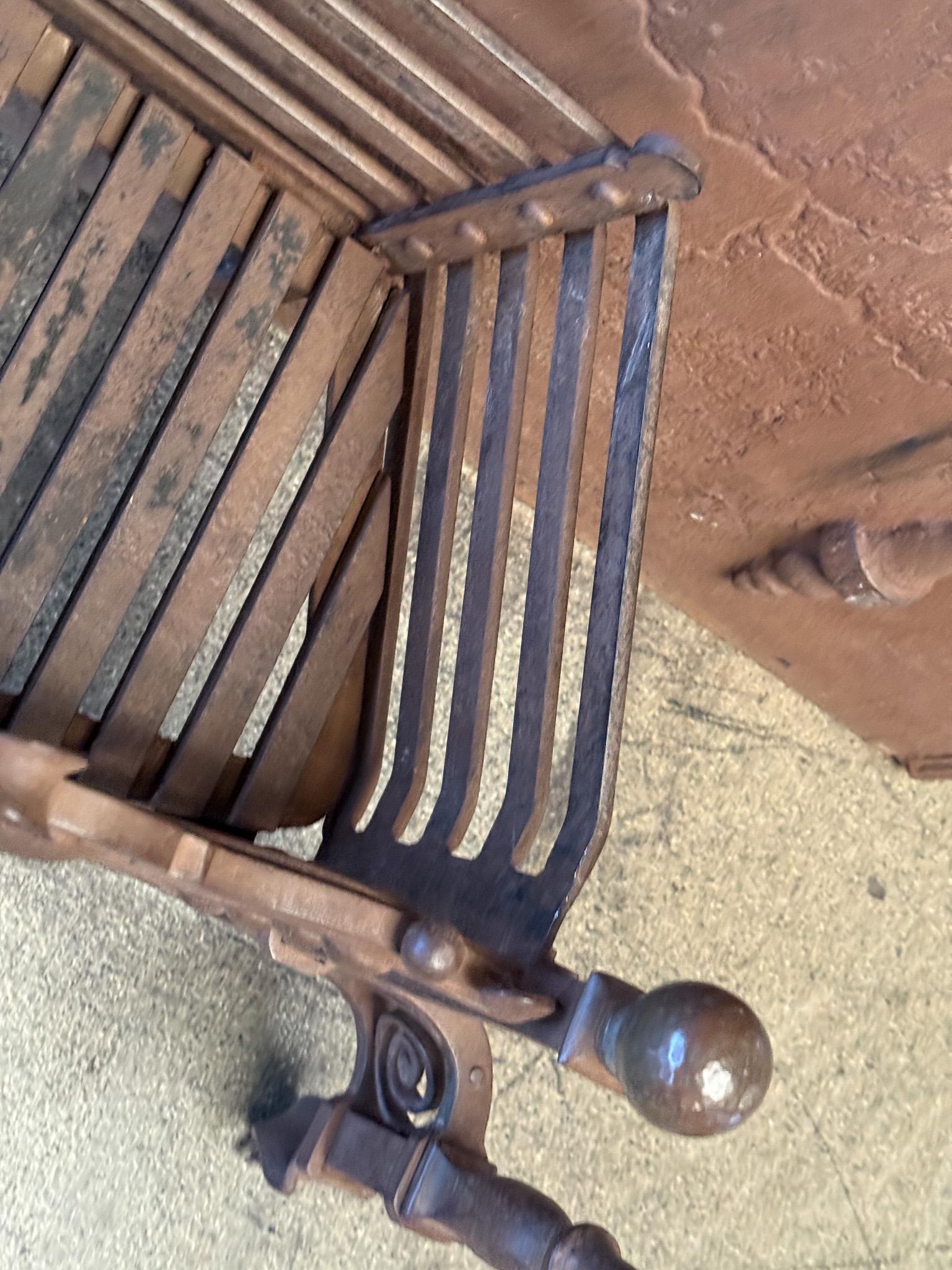 Jugendstil-Kaminholzrost „Ringlever“ aus der Jugendstilzeit, frühes 20. Jahrhundert im Angebot 9
