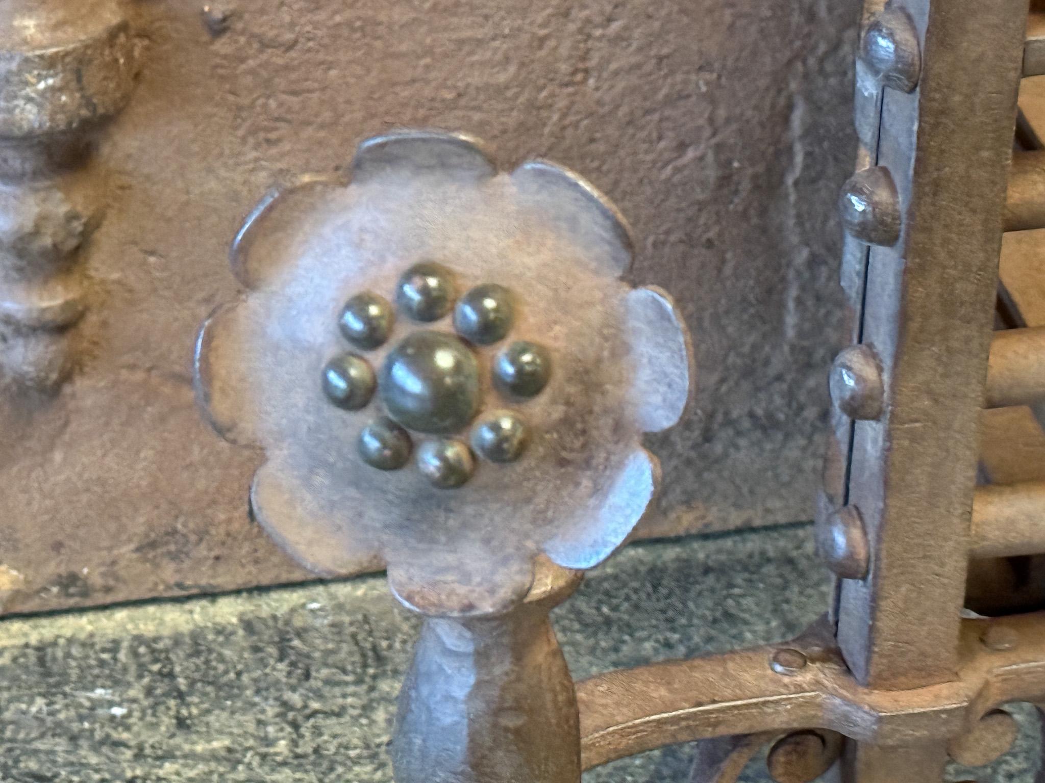 Jugendstil-Kaminholzrost „Ringlever“ aus der Jugendstilzeit, frühes 20. Jahrhundert im Angebot 13