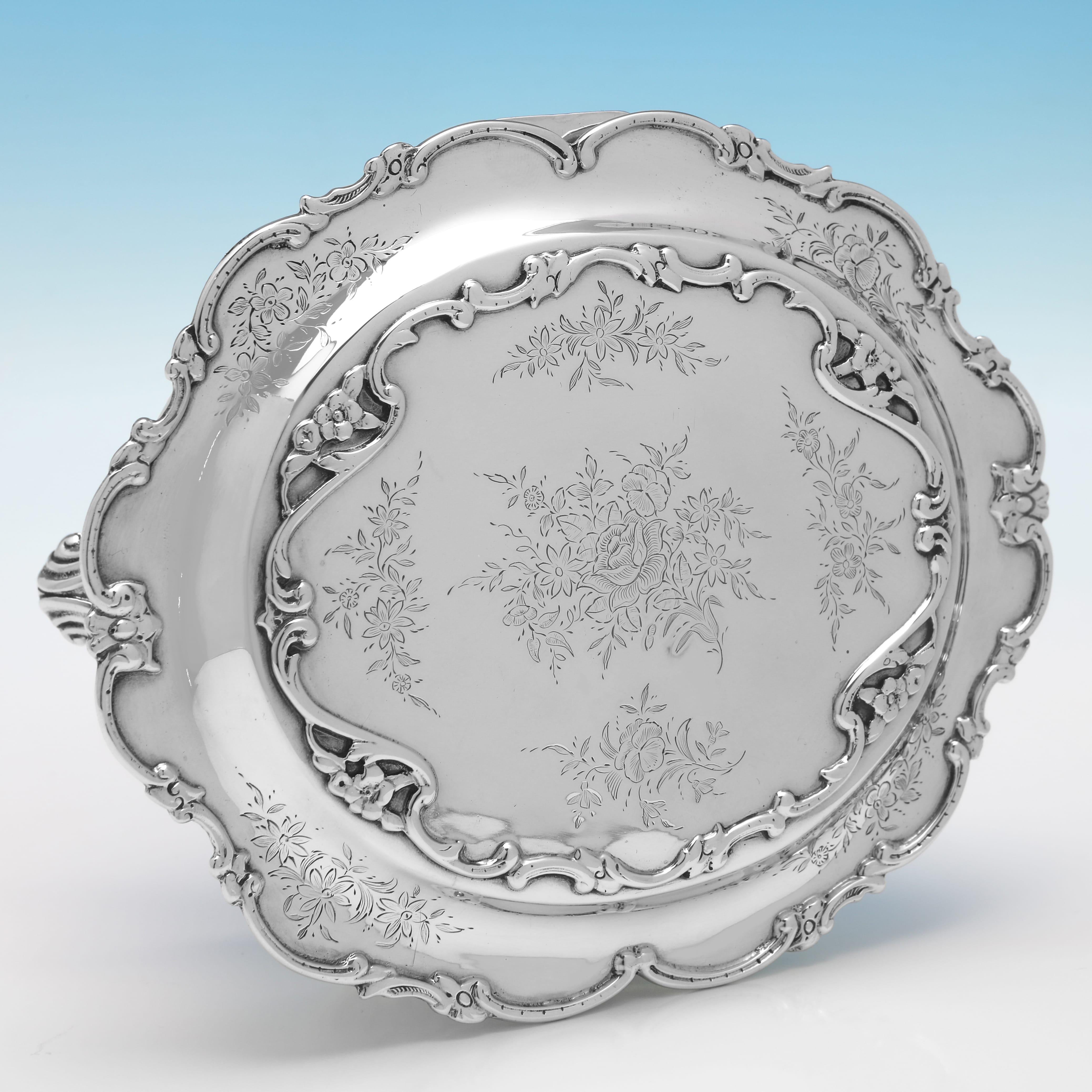 Boîte à bijoux d'époque Art nouveau fabriquée par William Comyns en 1903 Bon état - En vente à London, London