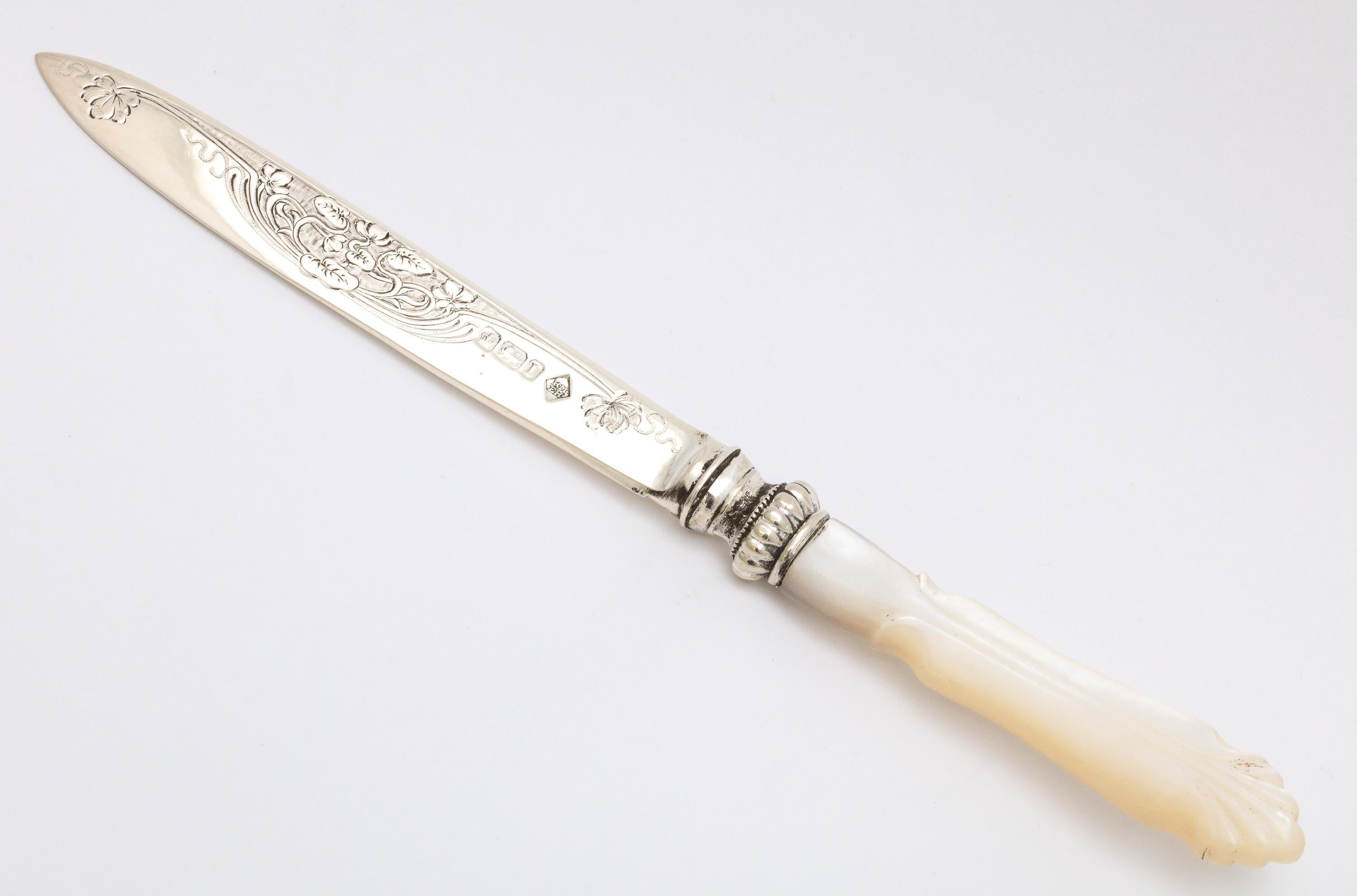 mother of pearl letter opener