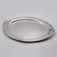 Art Nouveau Periode Sterling Silber Tablett England 1893