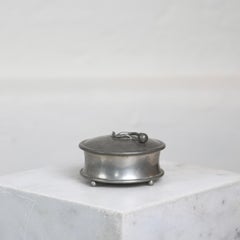 Art Nouveau Pewter Bonbonnière by Ernst Svedbom, Sweden, 1930s
