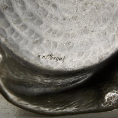 Art Nouveau Pewter Charger by Alice and Eugene Chanal.