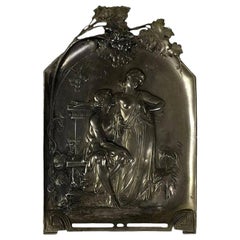 Art Nouveau Pewter Plate or Dish