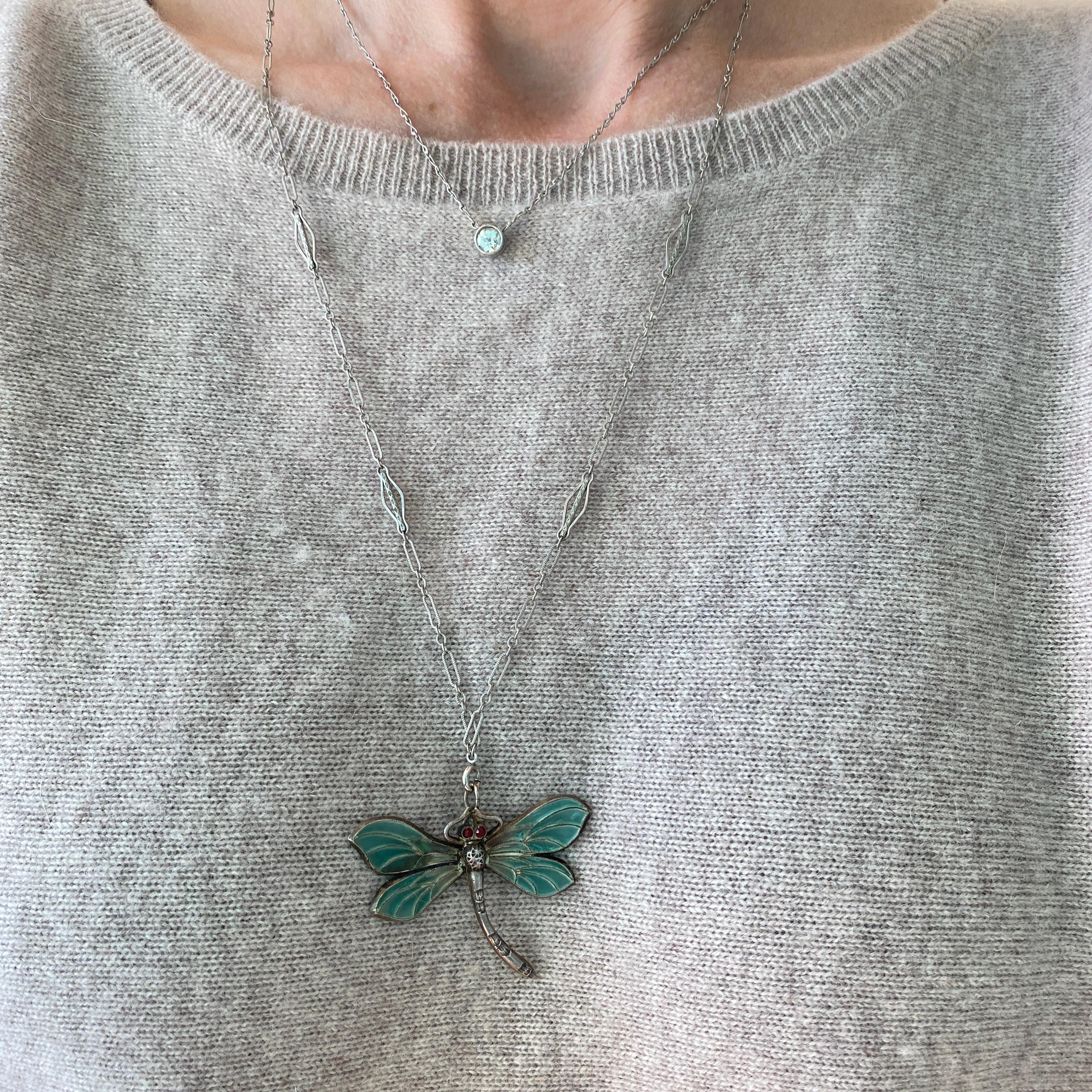dragonfly necklace pendant