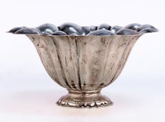 Ciotola centrotavola in argento placcato Art Nouveau di J. Hoffmann per Wiener Werkstätte