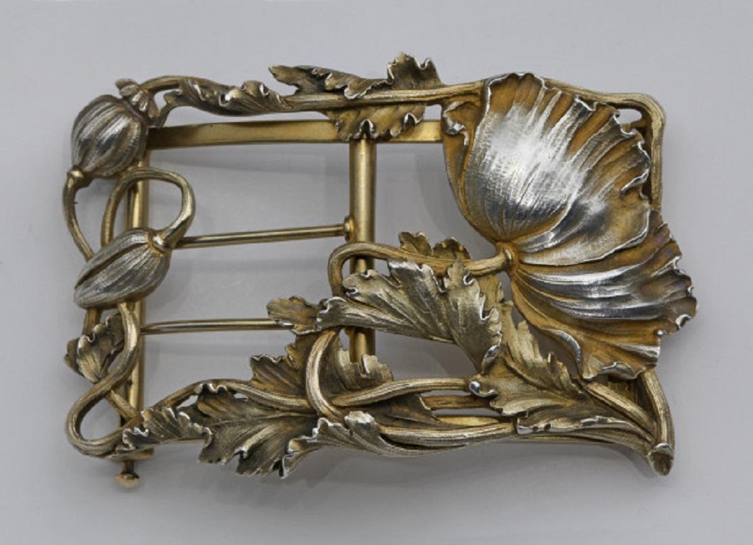 Art Nouveau Poppy Buckle Attributed to Albert Chambin, circa 1904
llustrated in our book: Beatriz Chadour-Sampson & Sonya Newell-Smith, Tadema Gallery London Jewellery from the 1860s to 1960s, Arnoldsche Art Publishers, Stuttgart 2021, cat. no.