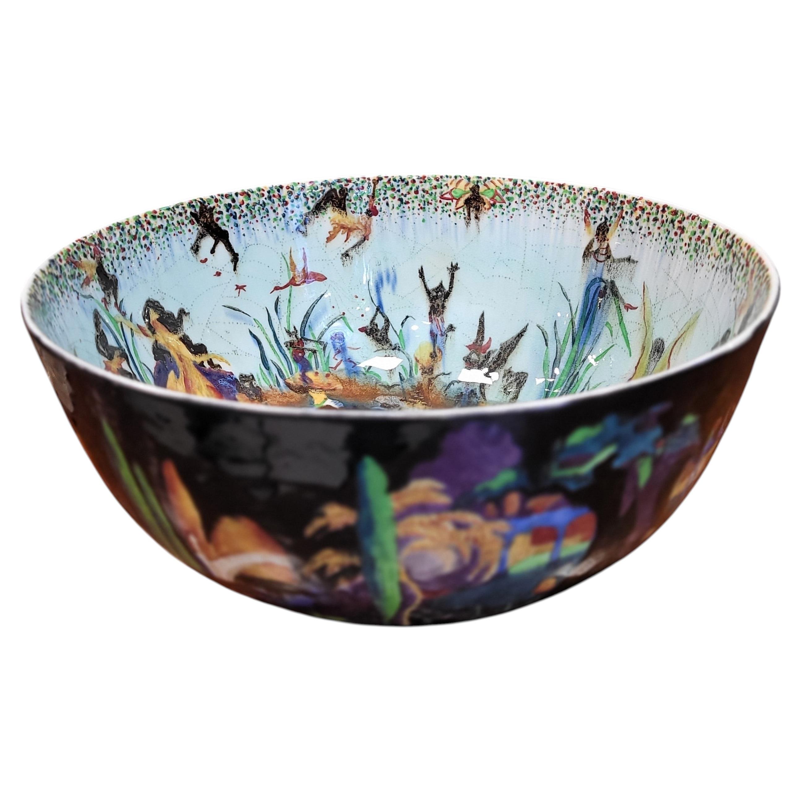 1920s Porcelain Bowl by Daisy Makeig-Jones, Wedgwood Fairyland Lustre