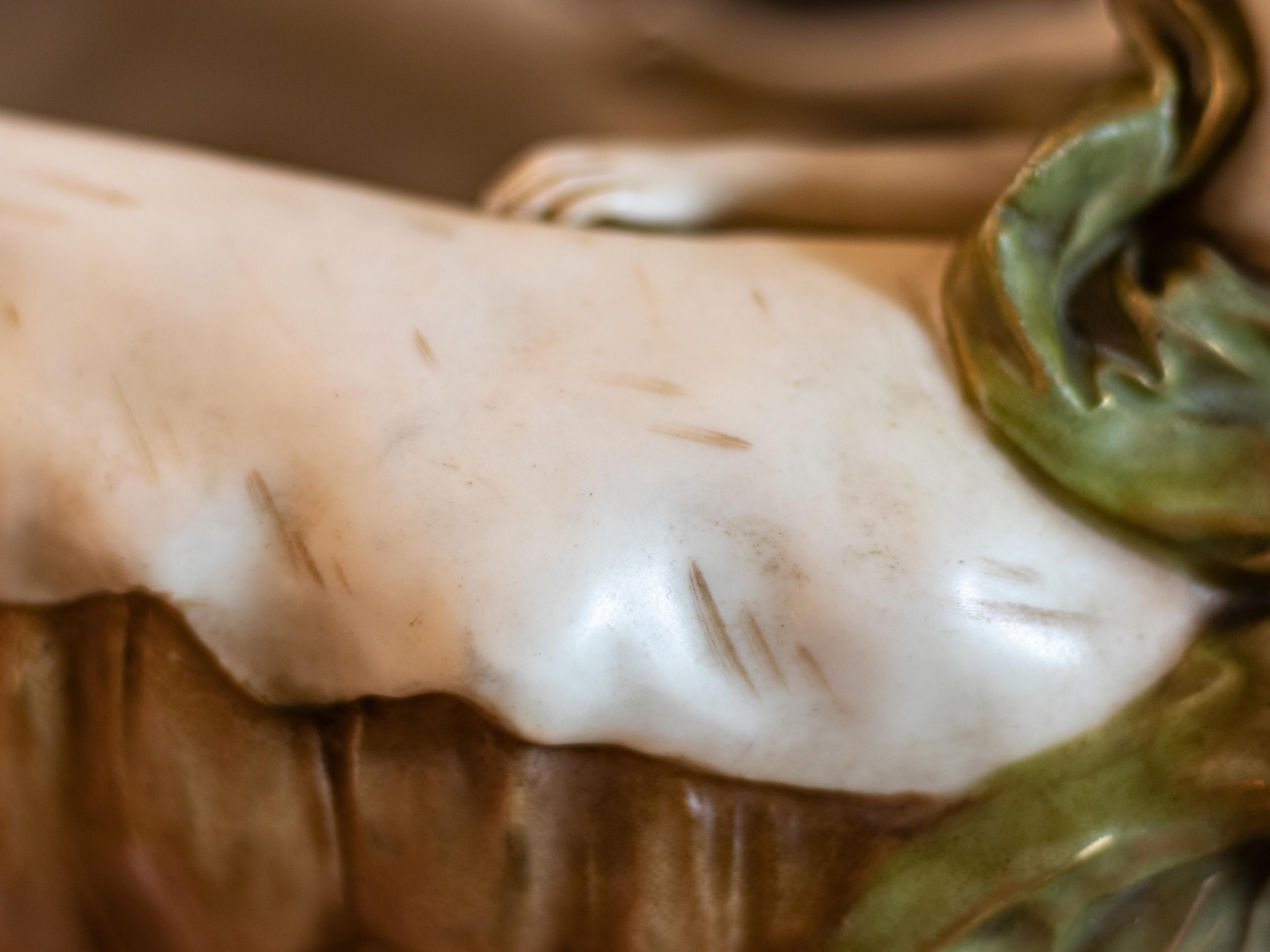 Centrotavola in porcellana Art Nouveau con ninfe di Royal Dux Bohemia, 1900 in vendita 3