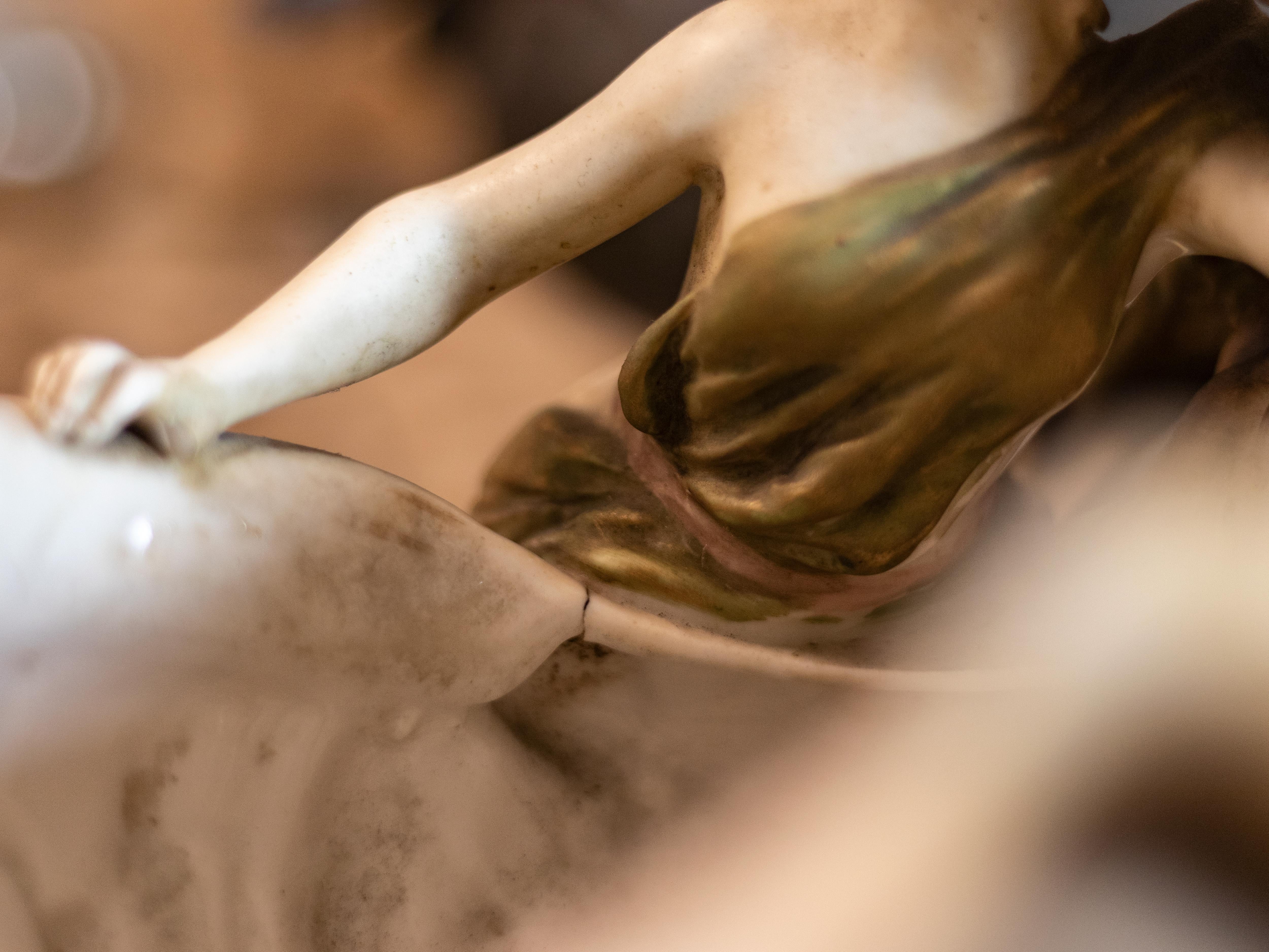 Centrotavola in porcellana Art Nouveau con ninfe di Royal Dux Bohemia, 1900 in vendita 10