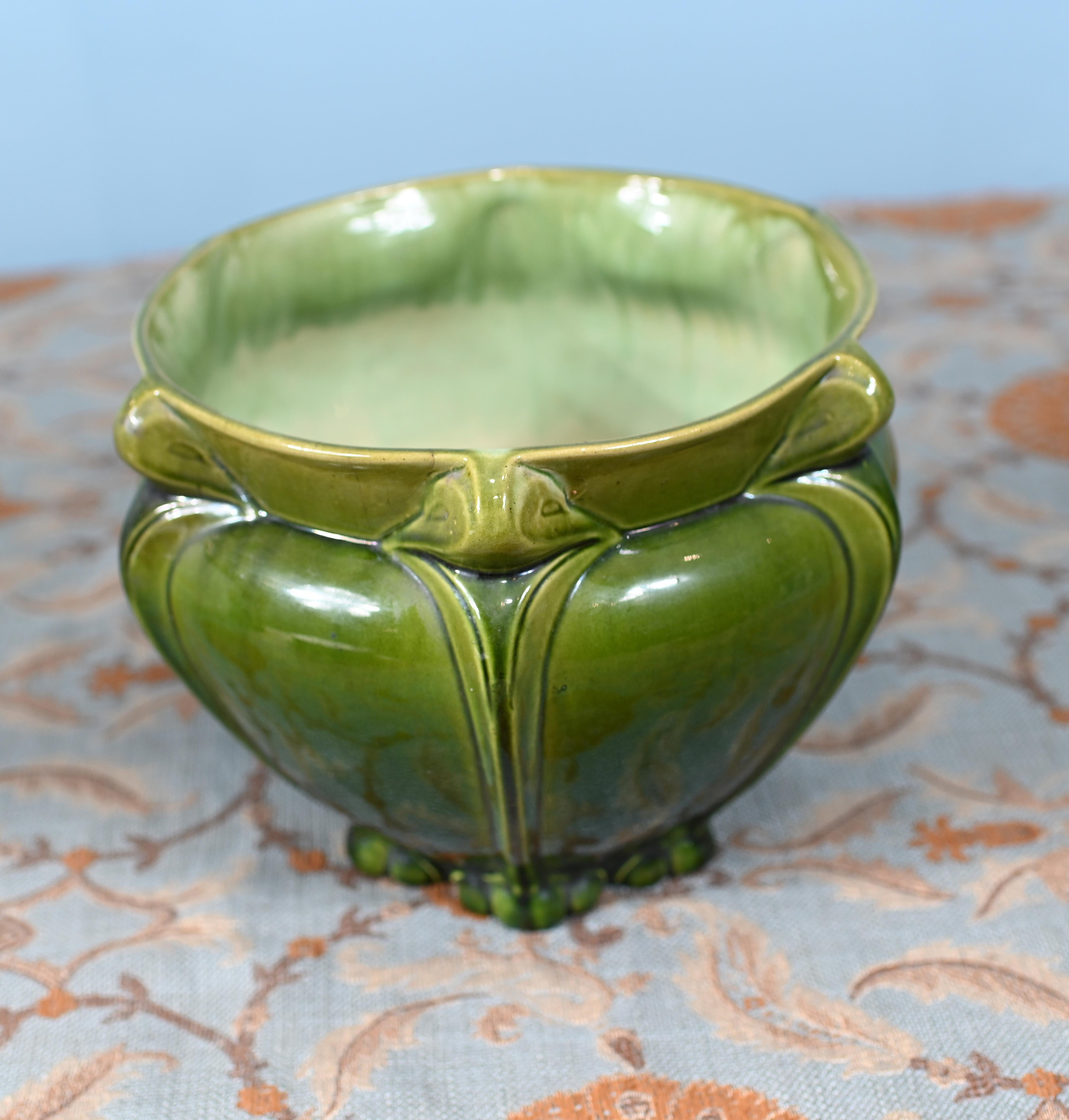 Porcellana Fioriera in porcellana Art Nouveau Jardiniere in vendita