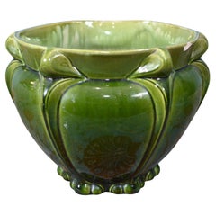 Art Nouveau Porcelain Planter Pot Jardiniere
